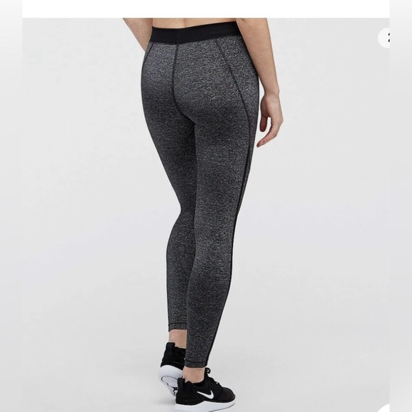 Women's Nike Pro Hypercool Tight Fit‎ Tights Sz S Heather Black Gym Casual Pants - Picture 11 of 11